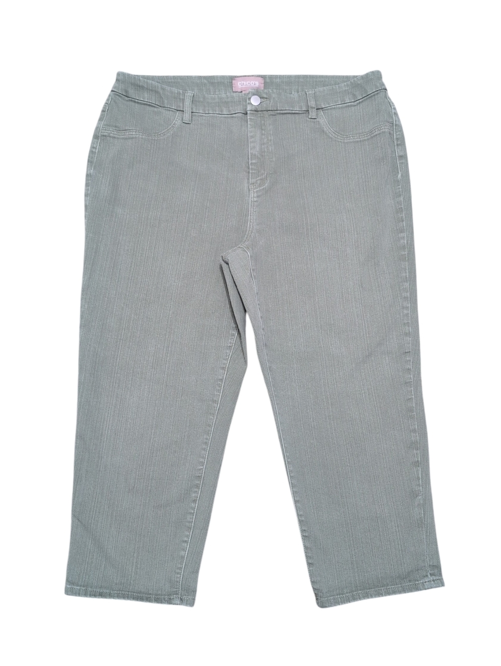Chicos Green Capri Jeans Size 2.5‎ (14)